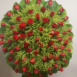 Corona de Rosas Rojas