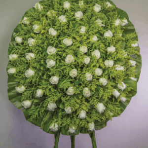 Corona de Rosas Blancas